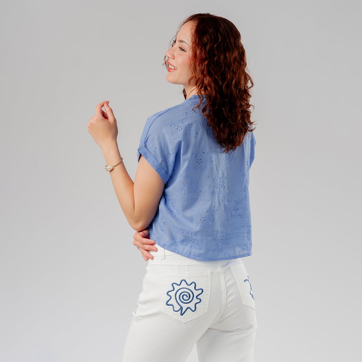 Blusa Broderie