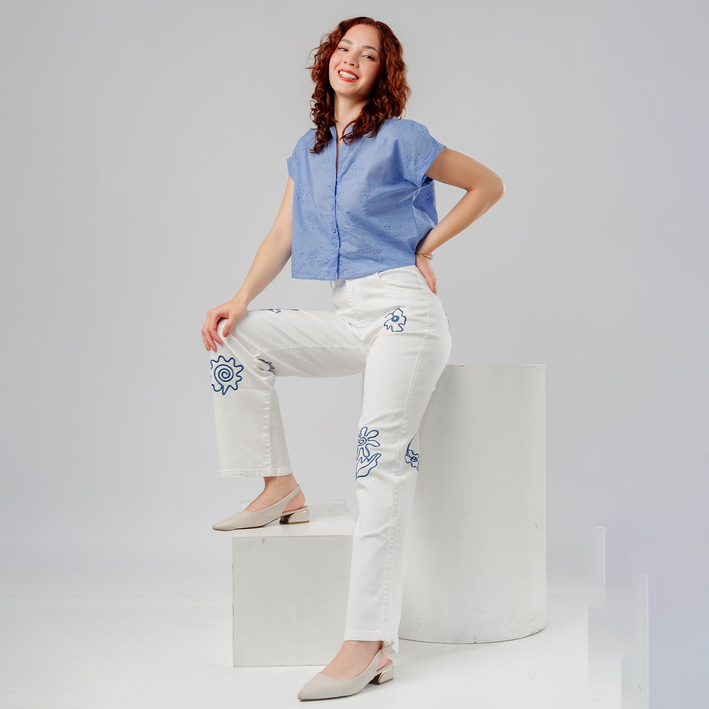 Blusa Broderie