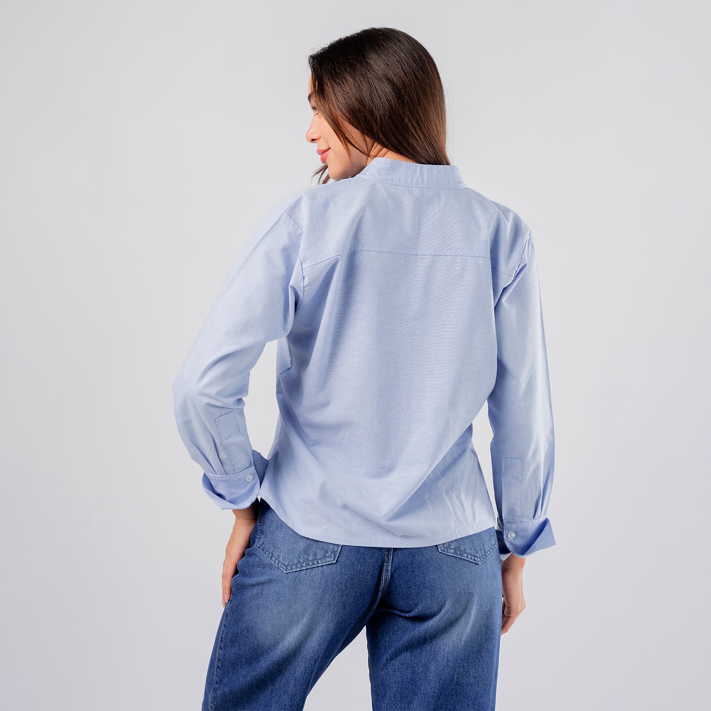 Blusa Manga Larga Algodón