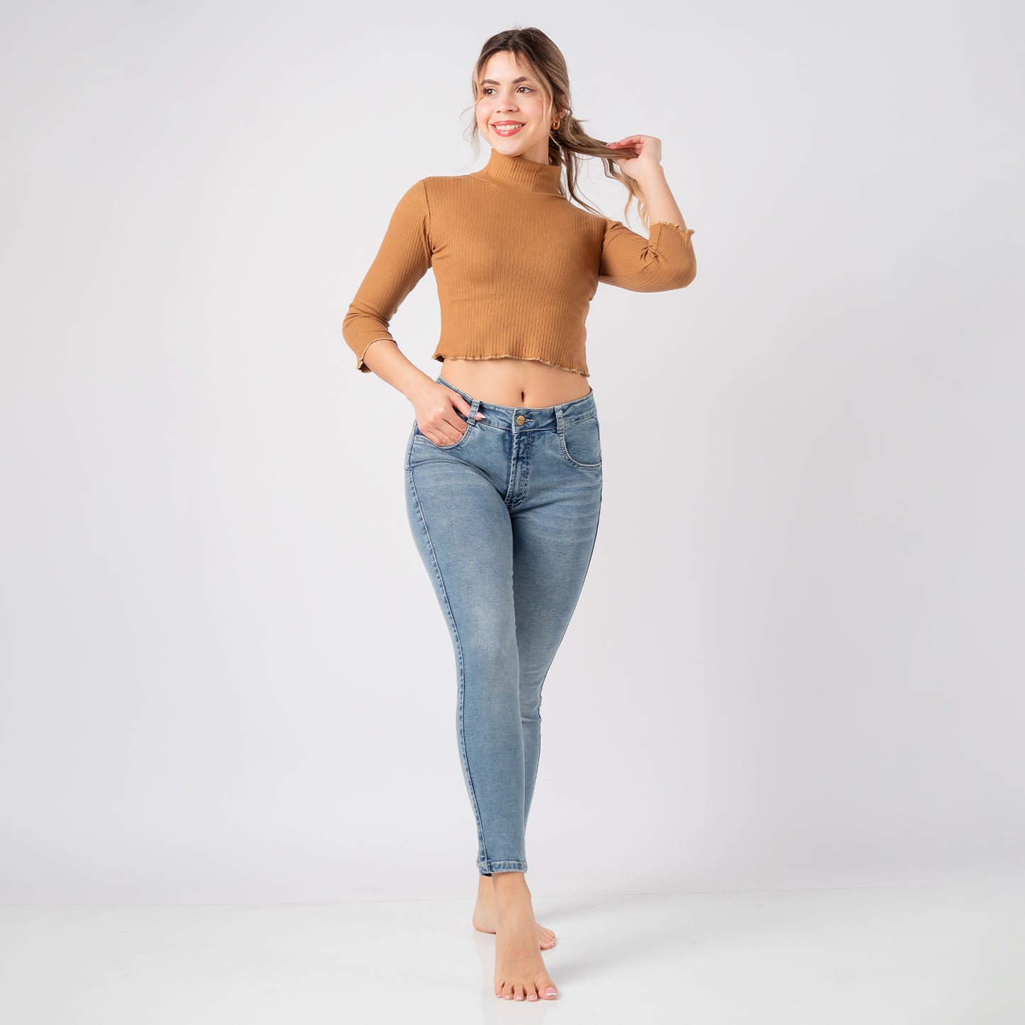 Pantalón Jean skinny Carla Celeste