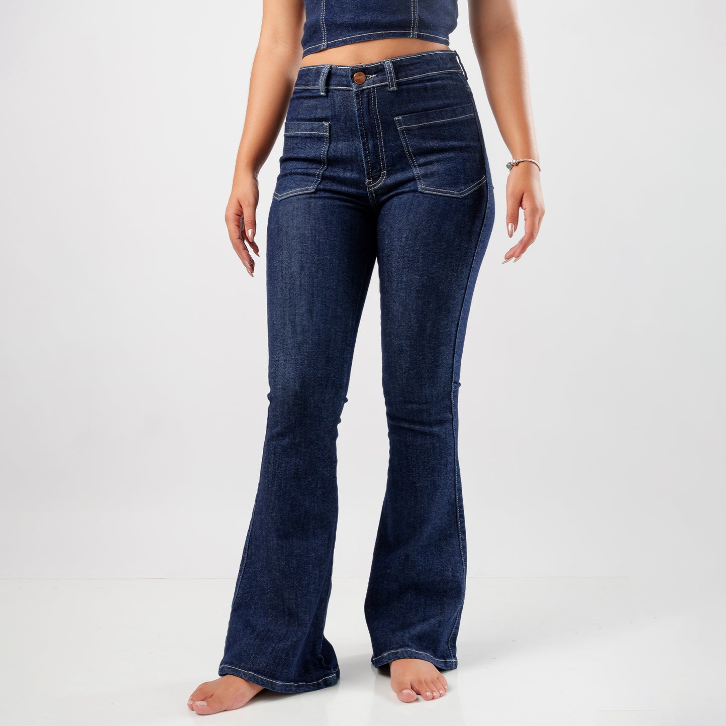 Jean Flare acampanado denim