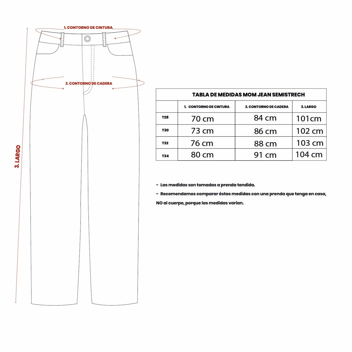 Mom Jean Amy Pantalón Denim