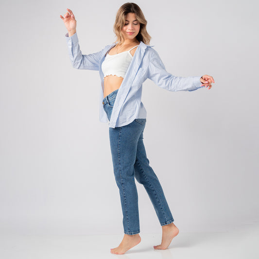 Jean Mom Ari Algodón