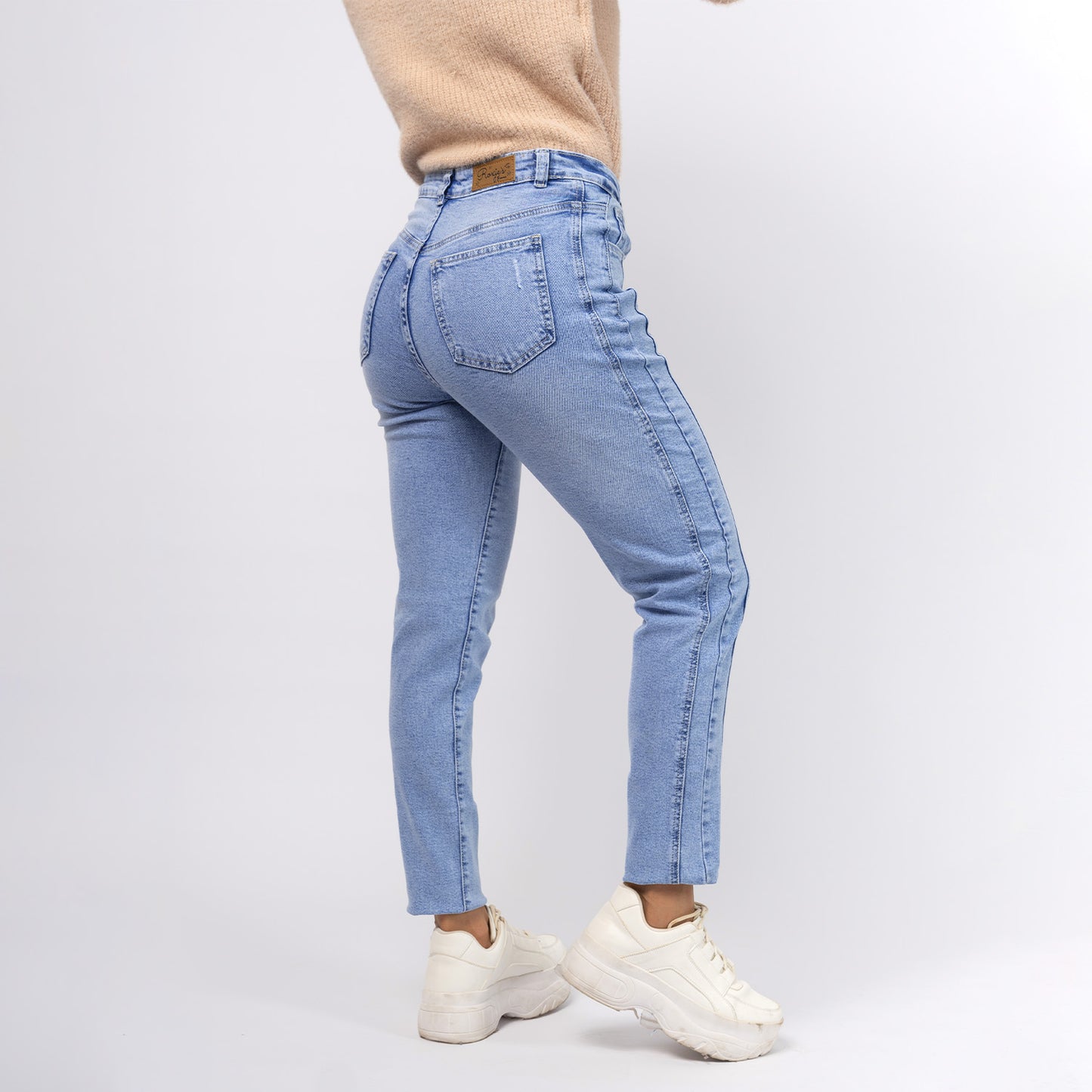 Jean Mom Eva Algodón