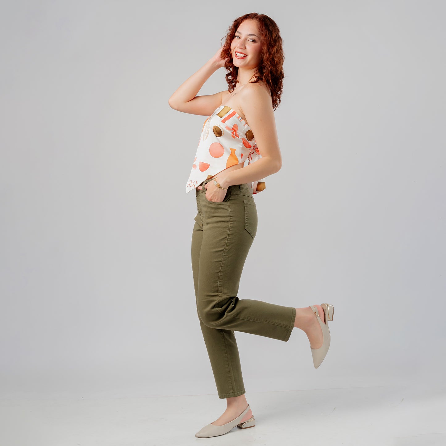 Top Seda Estampado