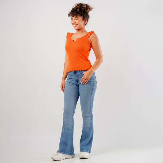 Polo Básico manga cero rib Zoe