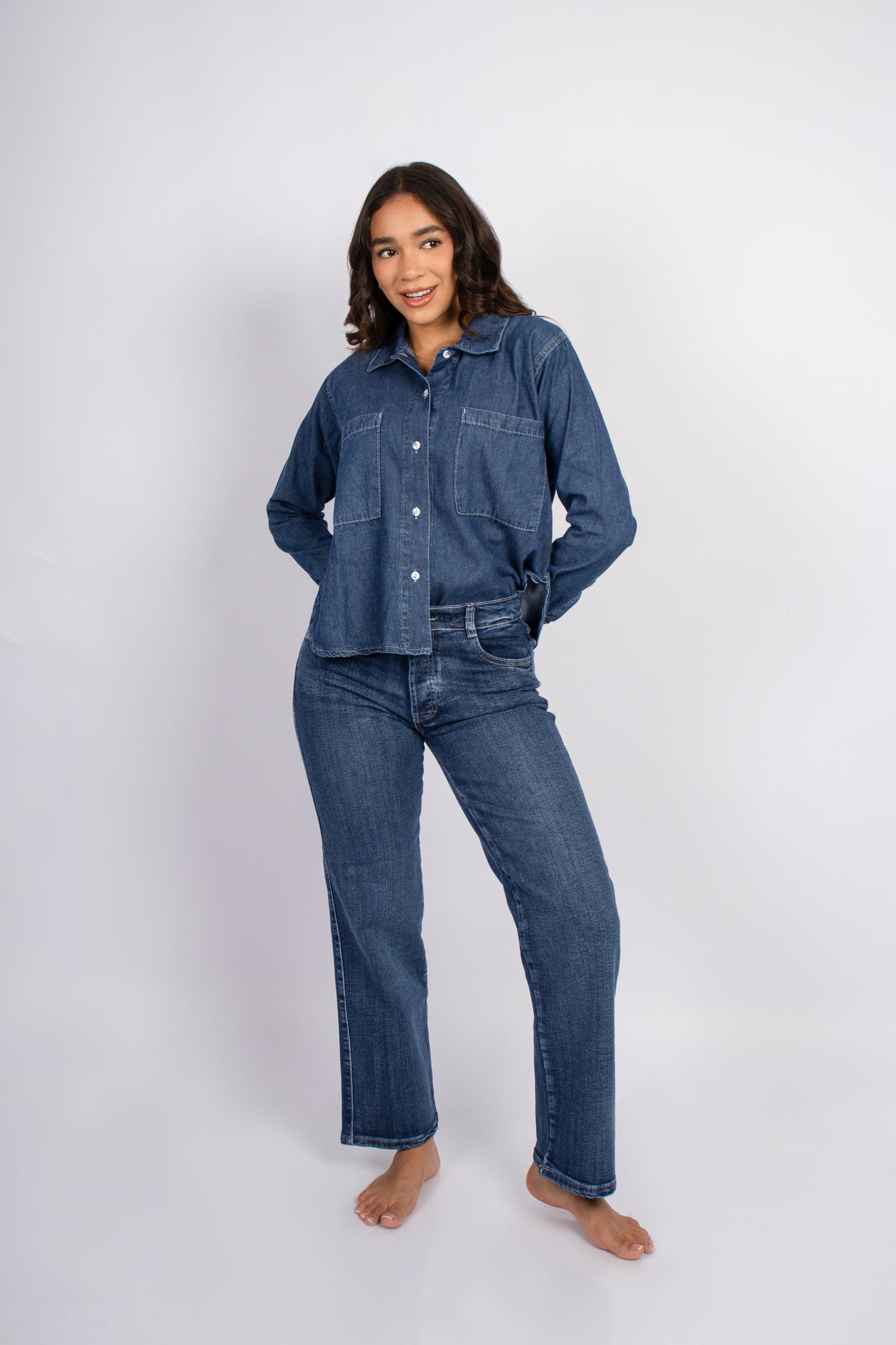 Wide Leg Noelia Pantalón Denim