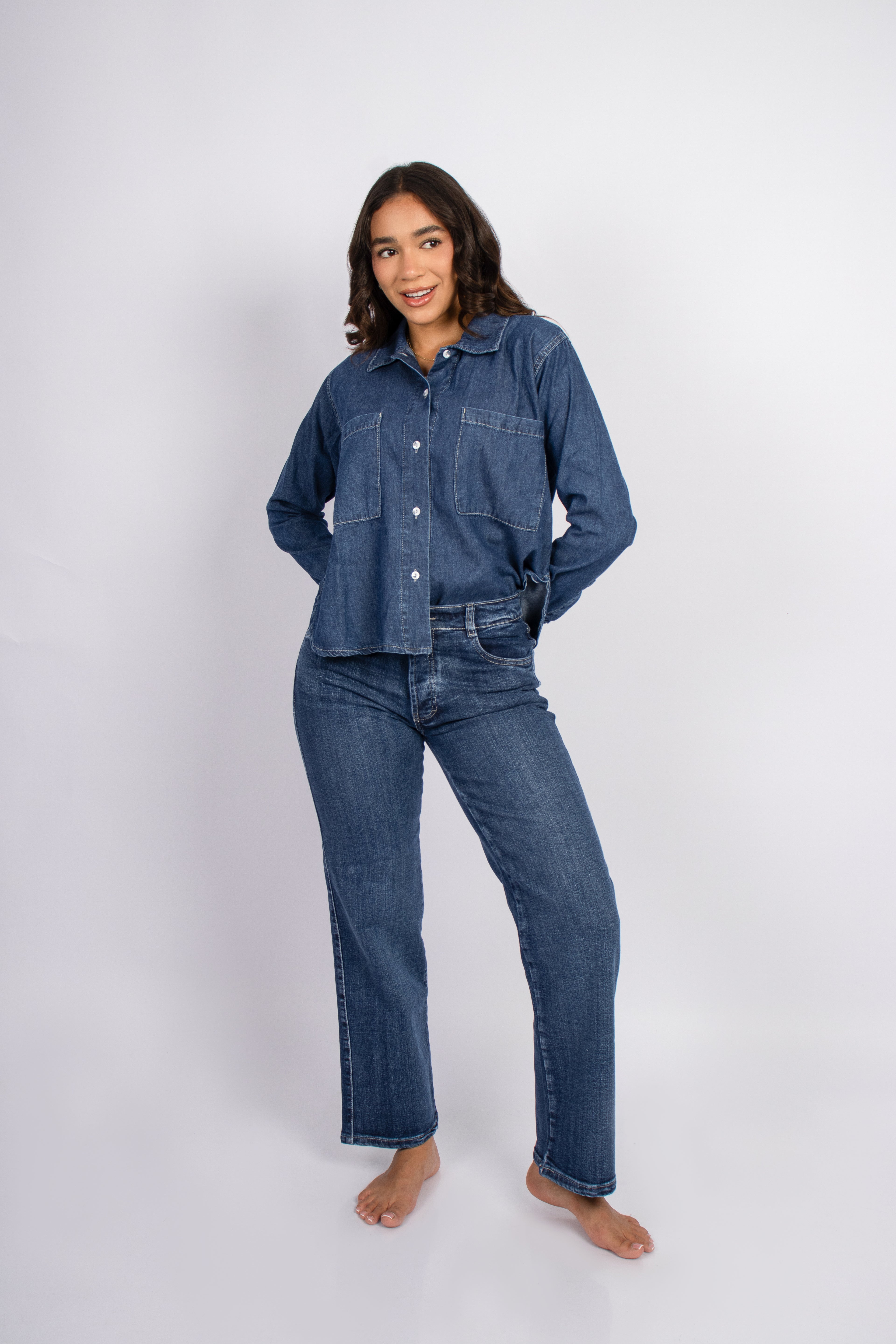 Wide Leg Noelia Pantalón Denim
