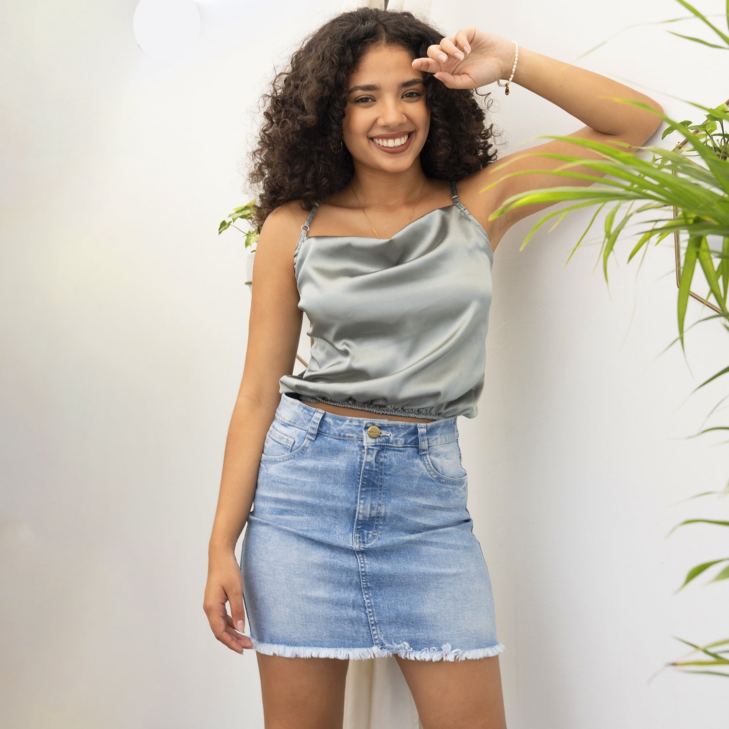 Blusa Bividi de Satin