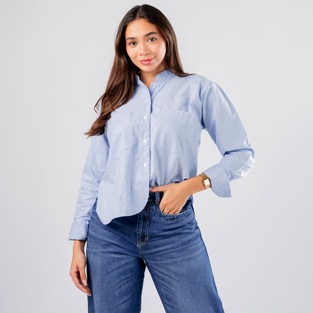Blusa Emma Manga Larga Algodón