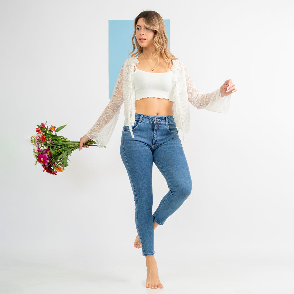 Pantalón Jean skinny Carla