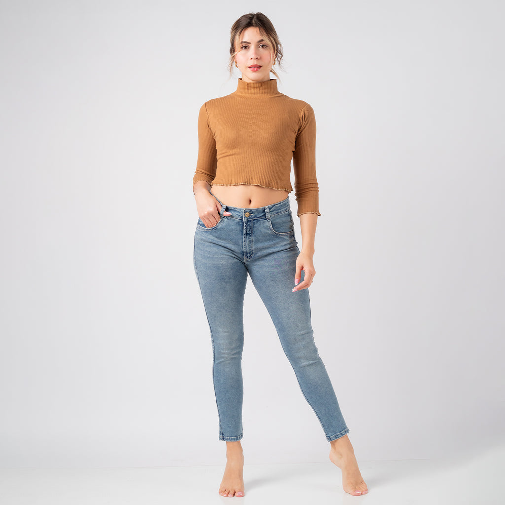 Pantalón Jean skinny Carla Celeste