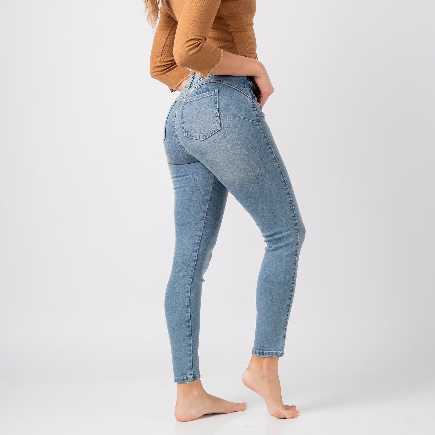 Pantalón Jean skinny Carla Celeste