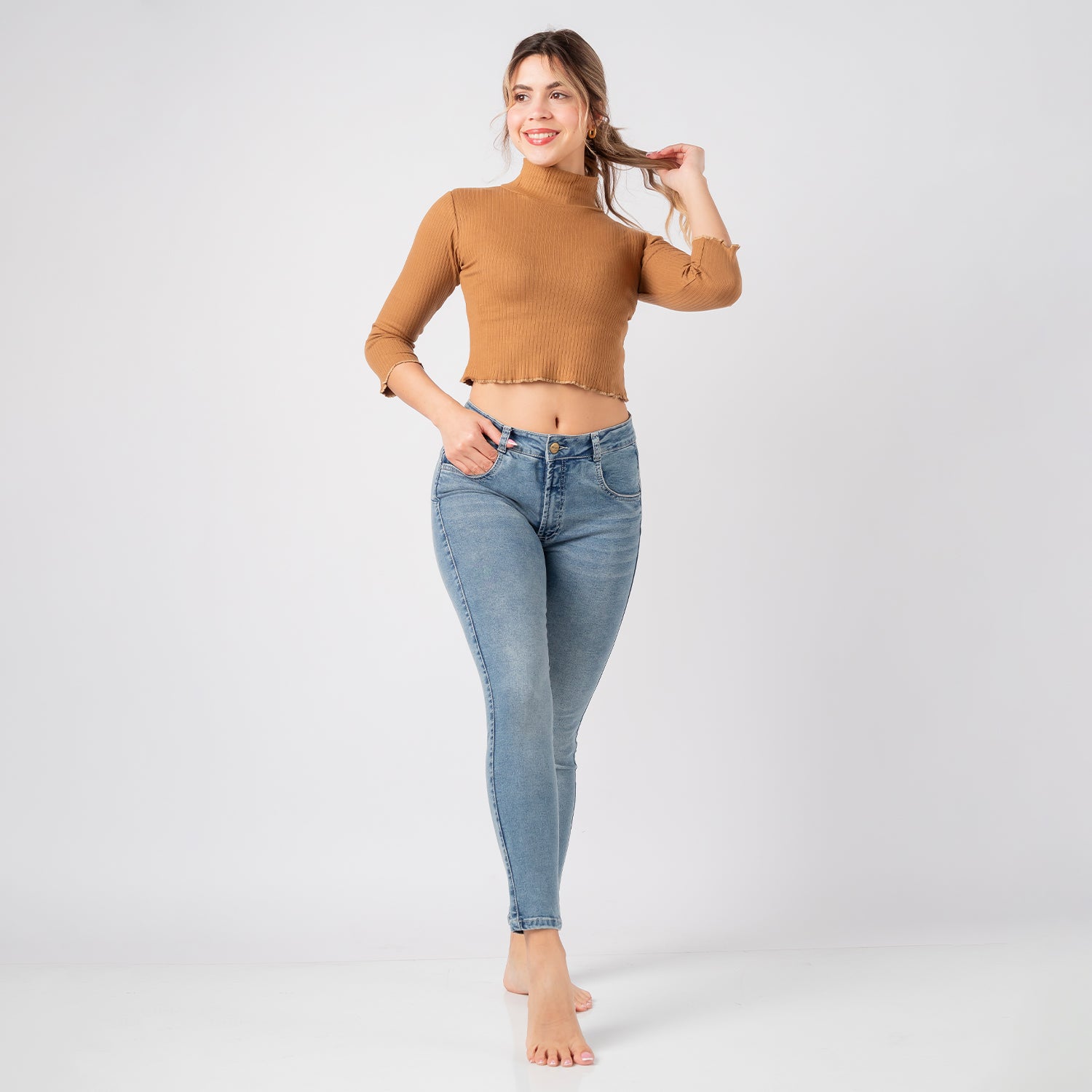 Pantalón Jean skinny Carla Celeste