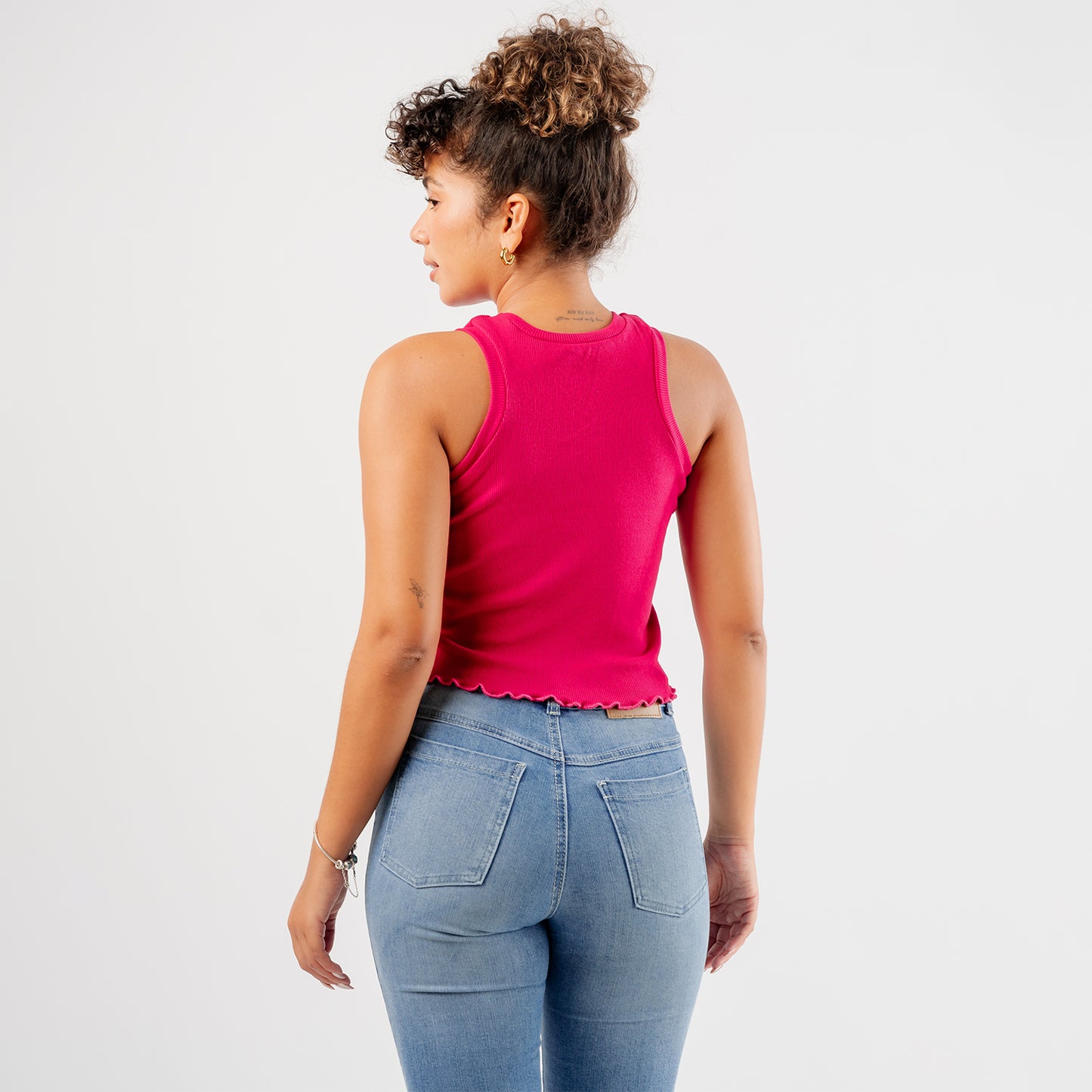 Crop Top Basico de Rib