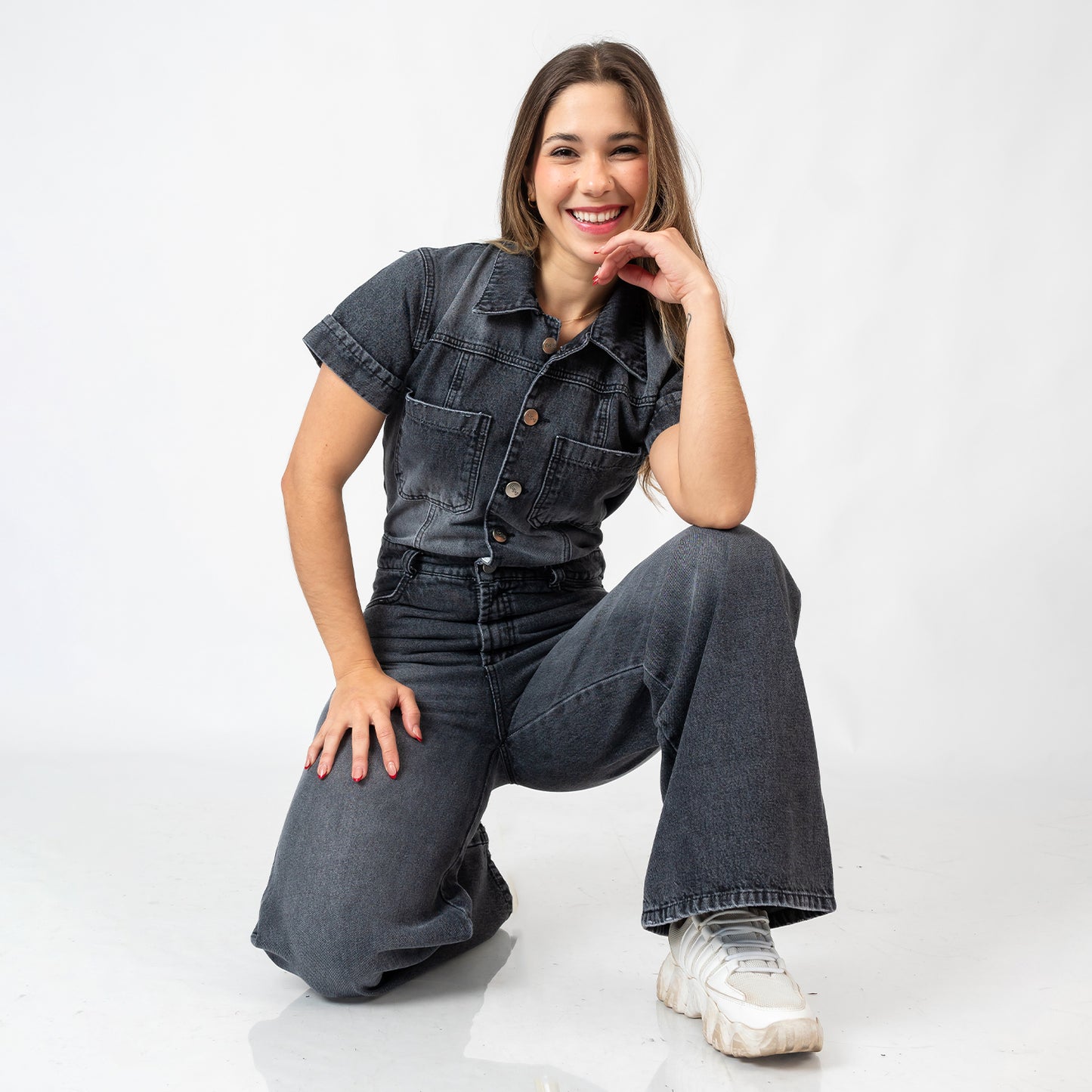 Enterizo Algodón Denim