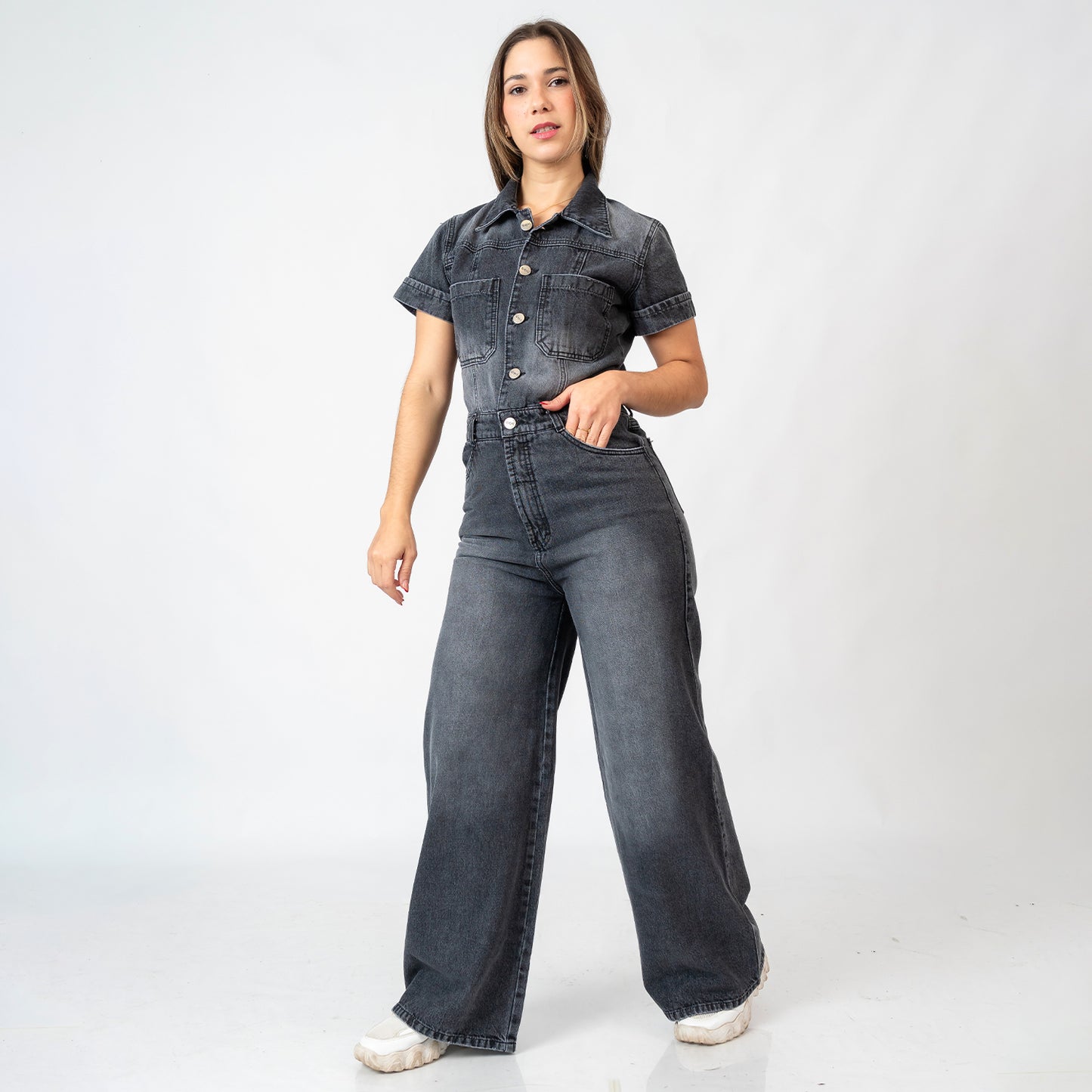 Enterizo Algodón Denim