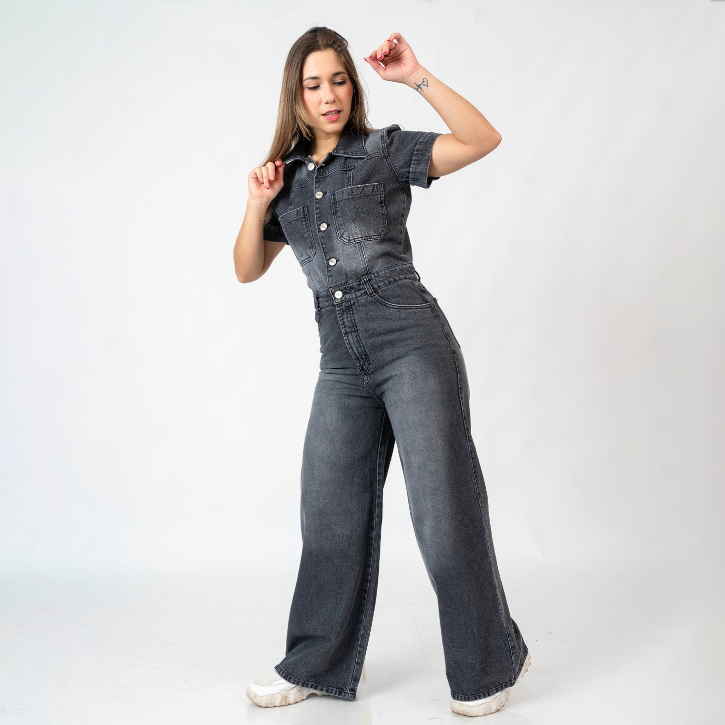 Enterizo Algodón Denim