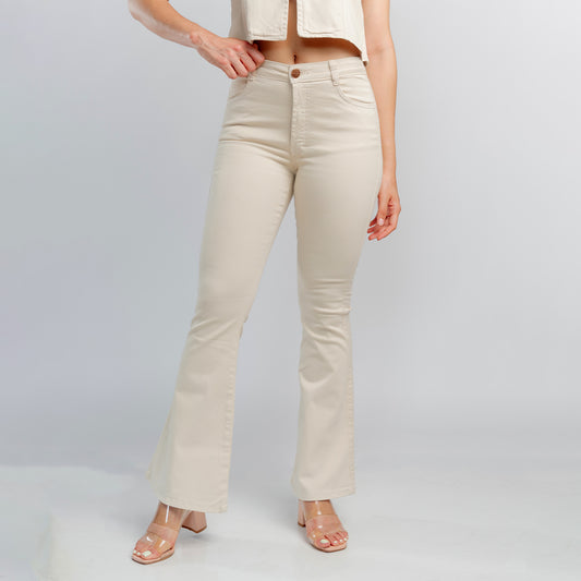 Jean Flare acampanado Drill