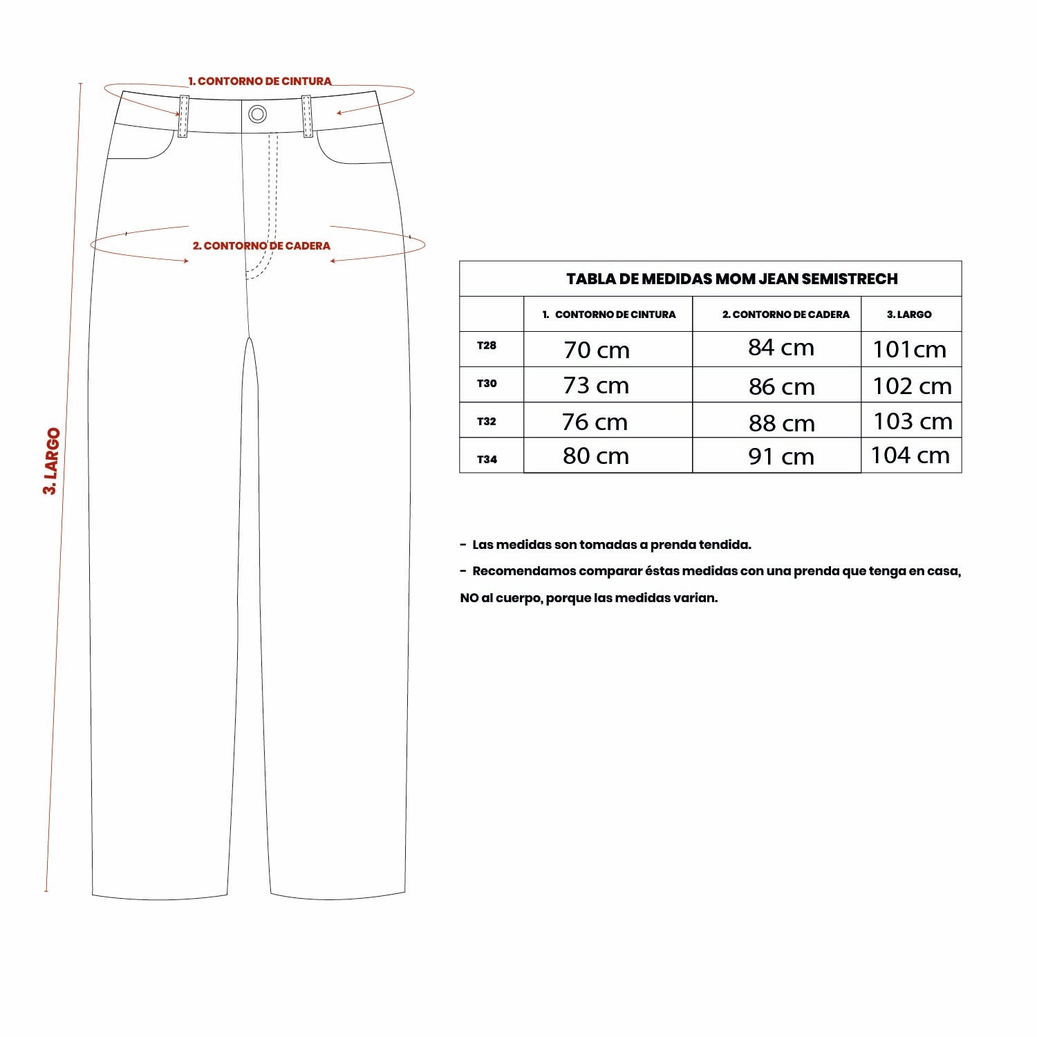 Mom Jean Amy Pantalón Denim