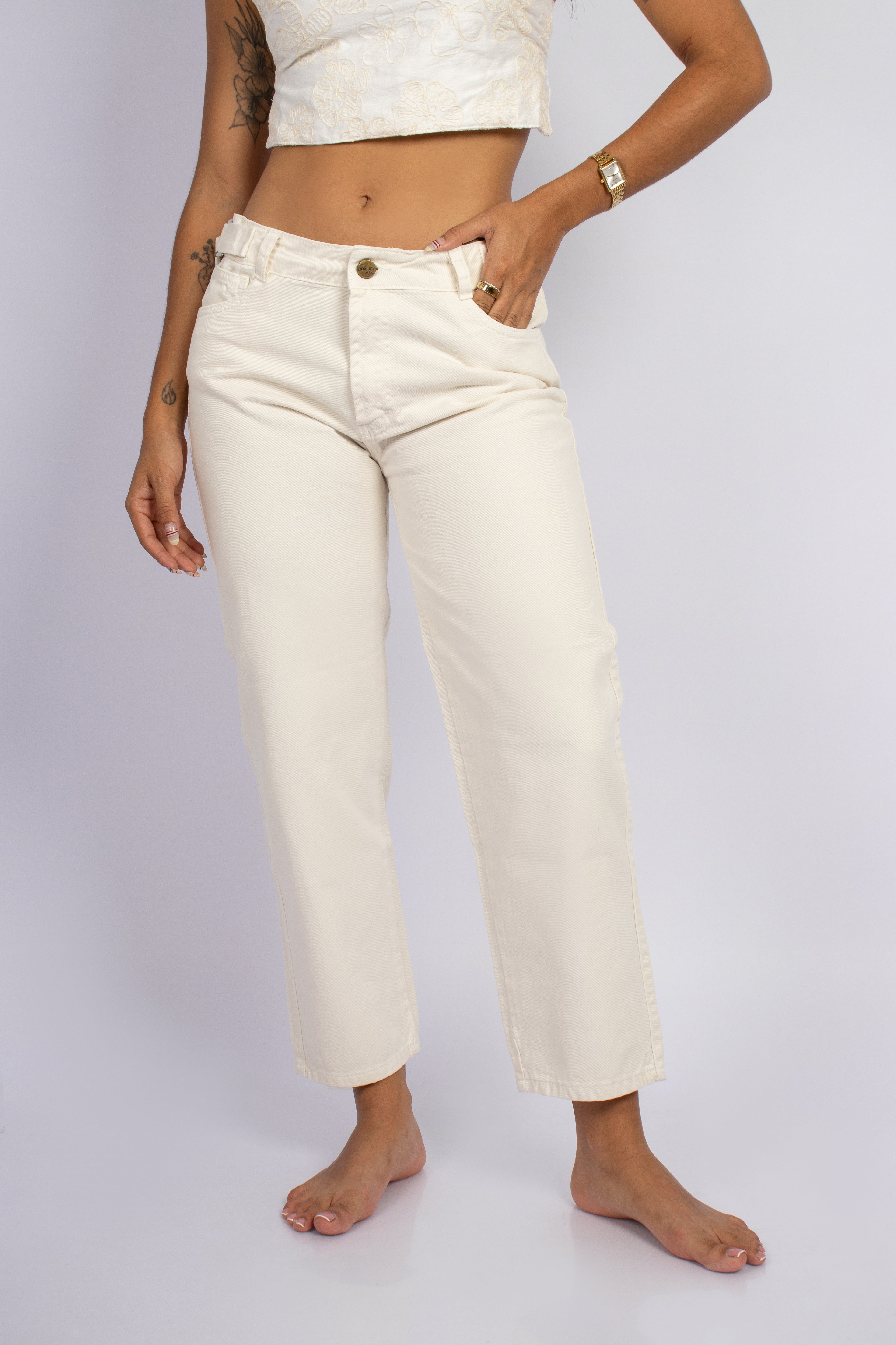 Mom Jean Ari Pantalón Drill