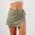 Falda Short Drill semi stretch