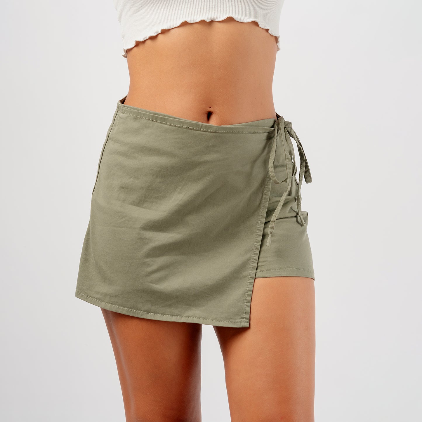 Falda Short Drill semi stretch
