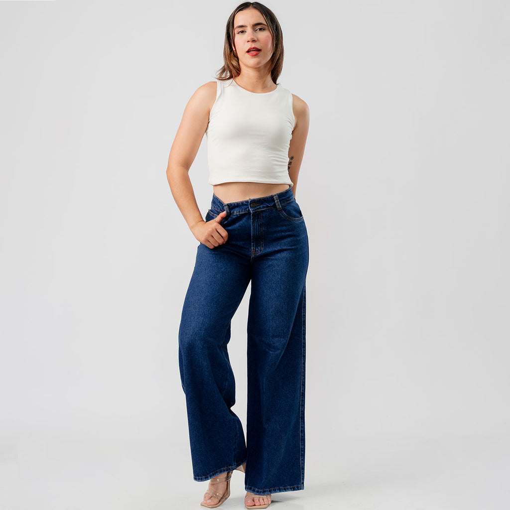 Crop Top Básico Cathy Blanco