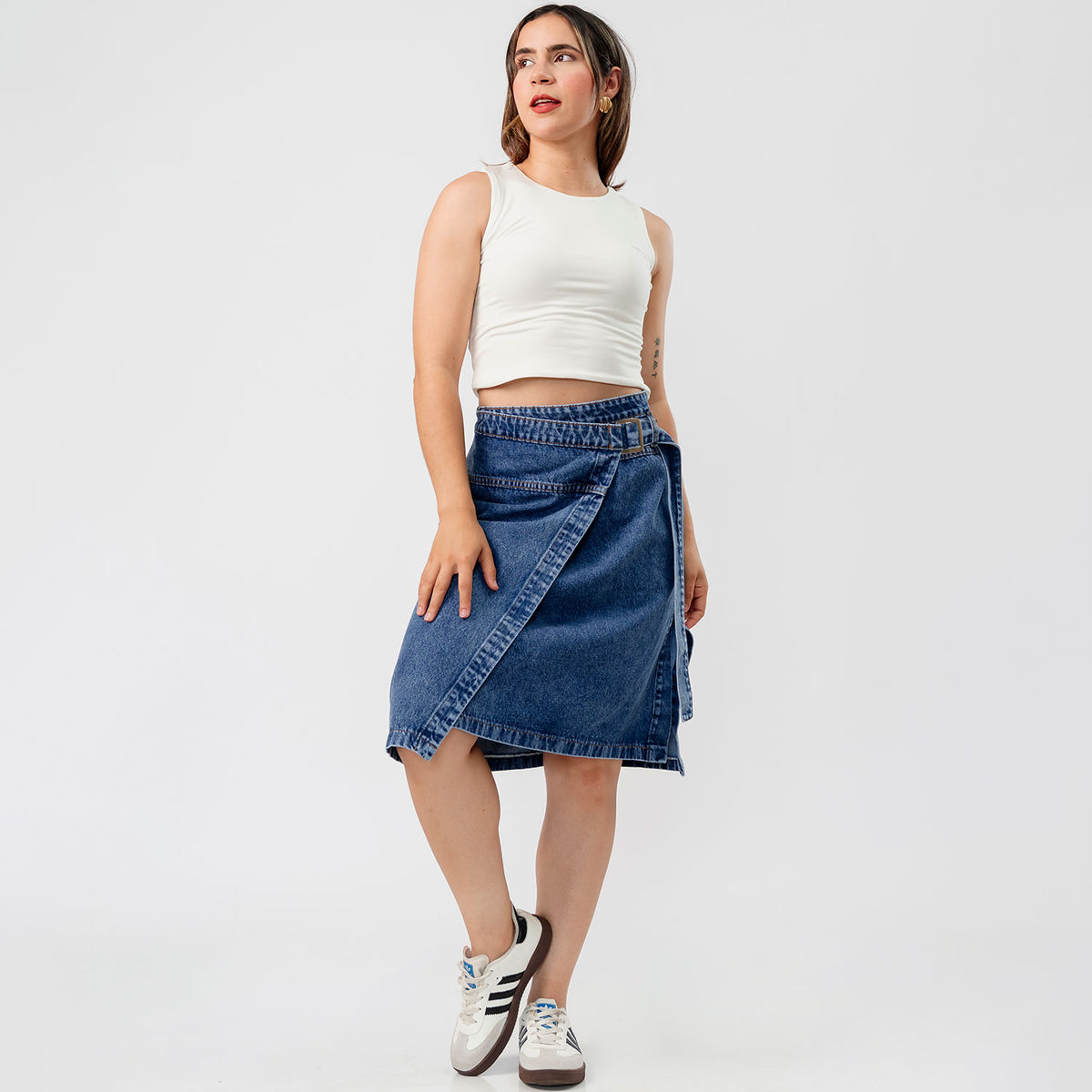 Crop Top Básico Cathy Blanco