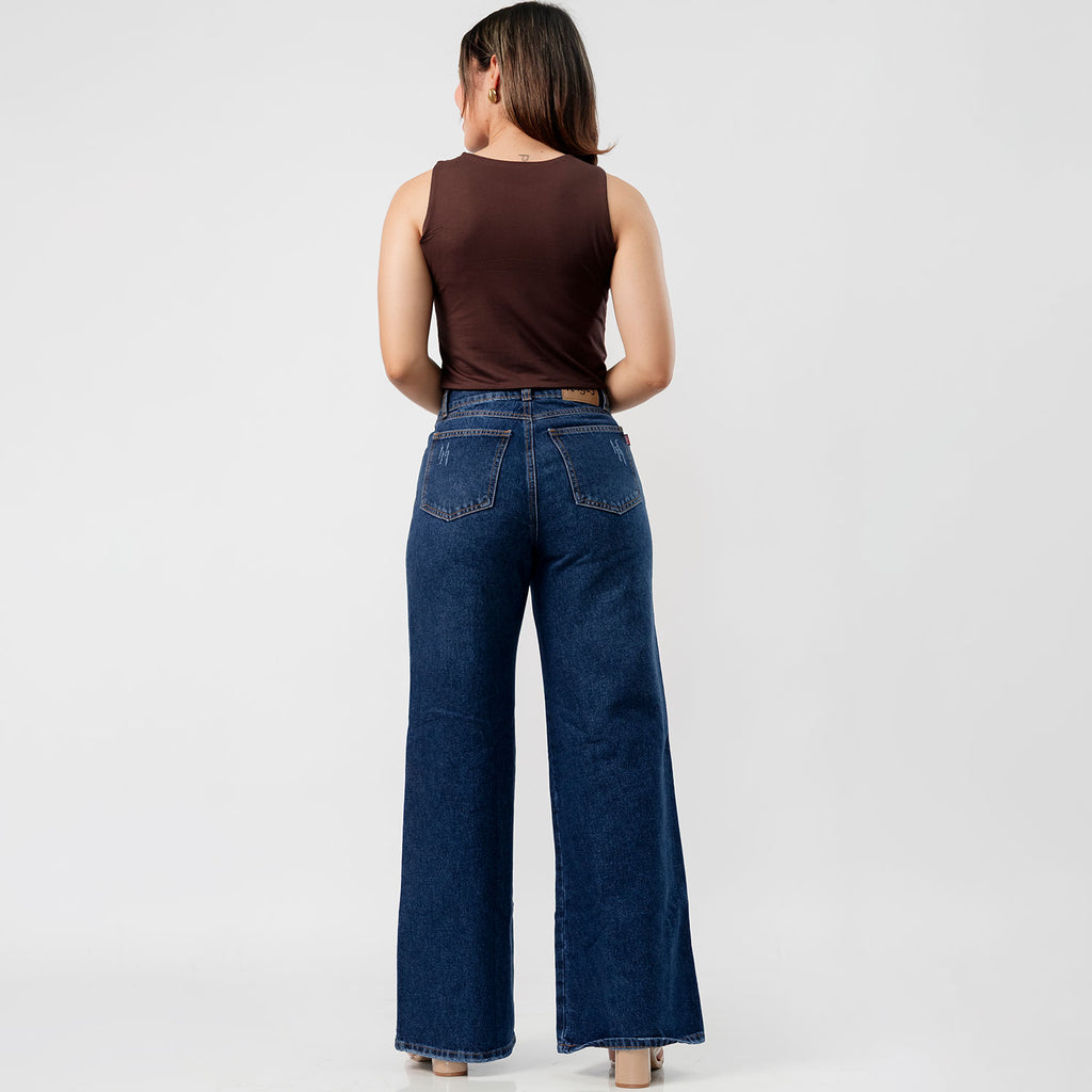 Crop Top Básico Cathy Marrón
