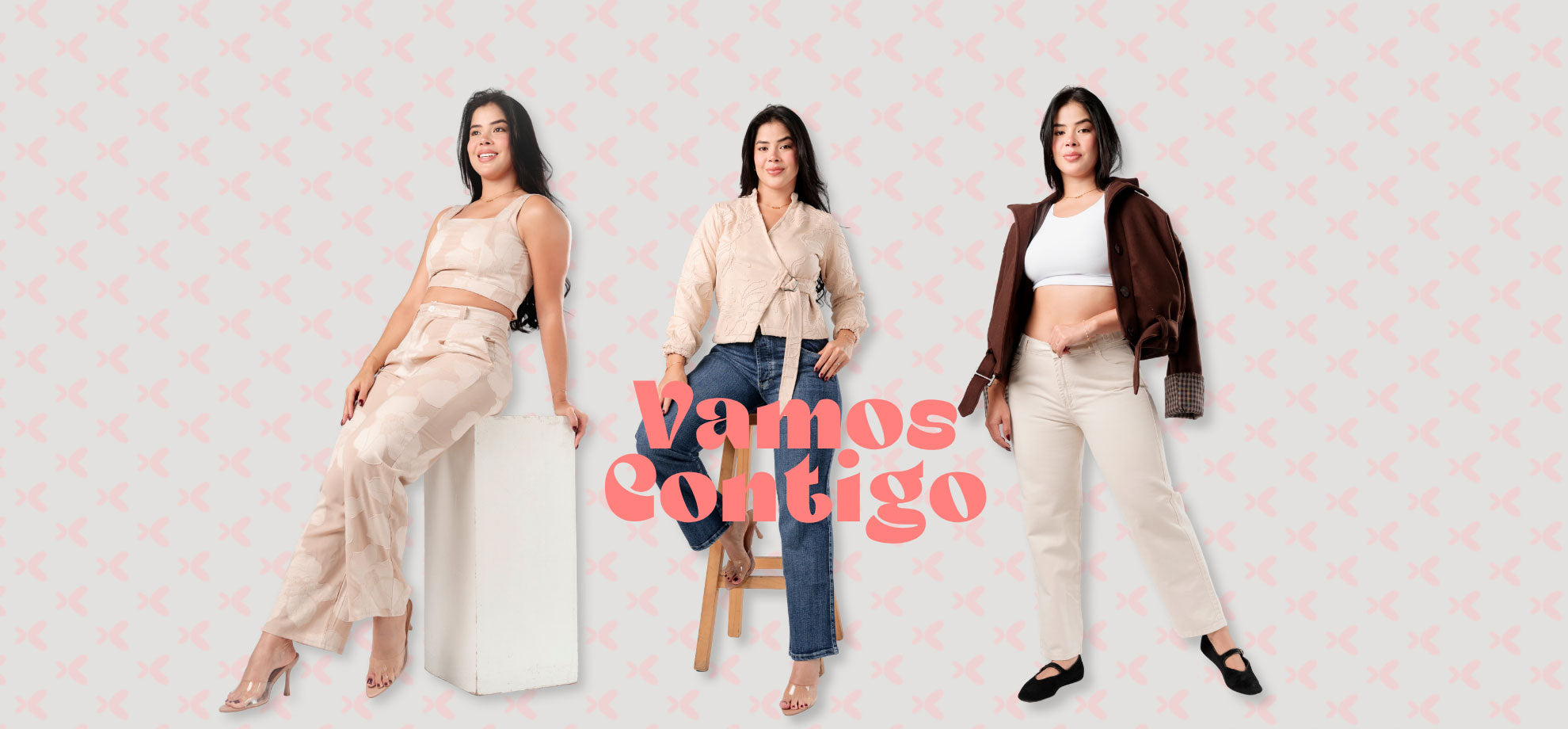 Pantalones jeans, shorts, tops  y casacas para mujer ROXJES - Vamos contigo - Agosto 2026